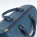 LOUIS VUITTON Epi Speedy 30 Hand Bag Toledo Blue M43005 LV Auth BSZ702A-6