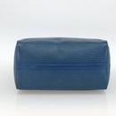 LOUIS VUITTON Epi Speedy 30 Hand Bag Toledo Blue M43005 LV Auth BSZ702A-9