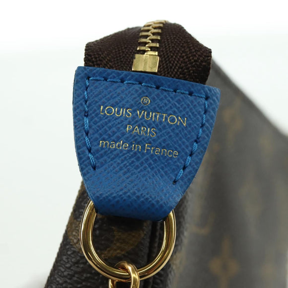 LOUIS VUITTON Monogram Vivienne Mini Pochette Accessoires M68489 Auth BSZ703SAM