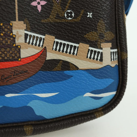 LOUIS VUITTON Monogram Vivienne Mini Pochette Accessoires M68489 Auth BSZ703SAM
