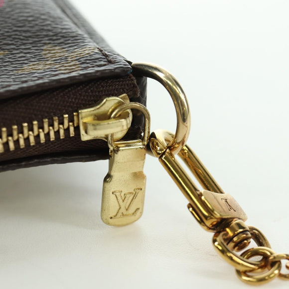 LOUIS VUITTON Monogram Vivienne Mini Pochette Accessoires M68489 Auth BSZ703SAM