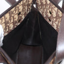 Christian Dior Trotter Canvas Tote Bag Beige Gold Auth BSZ704A-17