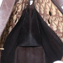 Christian Dior Trotter Canvas Tote Bag Beige Gold Auth BSZ704A-18