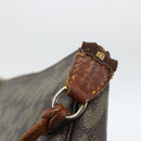 LOUIS VUITTON Monogram graffiti Pochette Pouch Khaki M92191 LV Auth BSZ705A-14