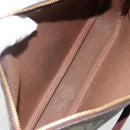 LOUIS VUITTON Monogram graffiti Pochette Pouch Khaki M92191 LV Auth BSZ705A-17