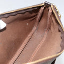 LOUIS VUITTON Monogram graffiti Pochette Pouch Khaki M92191 LV Auth BSZ705A-18