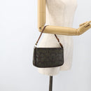LOUIS VUITTON Monogram graffiti Pochette Pouch Khaki M92191 LV Auth BSZ705A-21