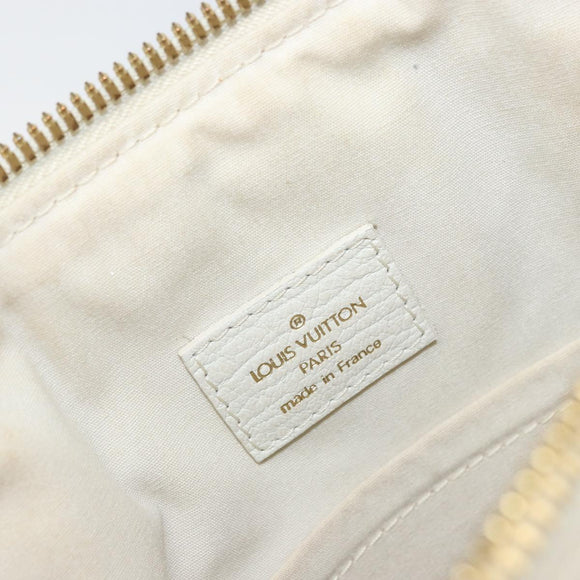 LOUIS VUITTON Mini Lin Croisette Marina PM Bag Pink White M95495 LV Auth ARZ743V