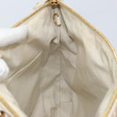 LOUIS VUITTON Mini Lin Croisette Marina PM Bag Pink White M95495 LV Auth ARZ743V-21