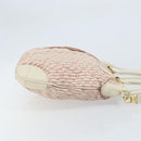 LOUIS VUITTON Mini Lin Croisette Marina PM Bag Pink White M95495 LV Auth ARZ743V-3