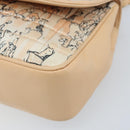 CHANEL Choco Bar Chain Shoulder Bag Satin Pink Gold CC Auth ARZ748SAV-10