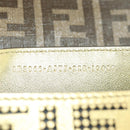 FENDI FENDACE Mini Bucket Shoulder Bag Leather Gold Auth ARZ750SM-11