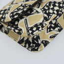 CHANEL Chain Shoulder Pouch Mini Matelasse 12 Satin Beige Gold CC Auth ARZ751SAM-15