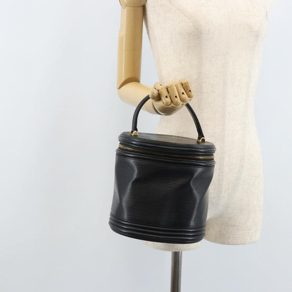 LOUIS VUITTON Epi Cannes Hand Bag Black M48032 LV Auth ARZ758
