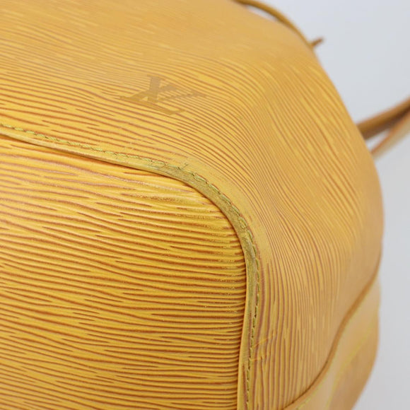 LOUIS VUITTON Epi Petit Noe Shoulder Bag Yellow M44109 LV Auth ARZ759