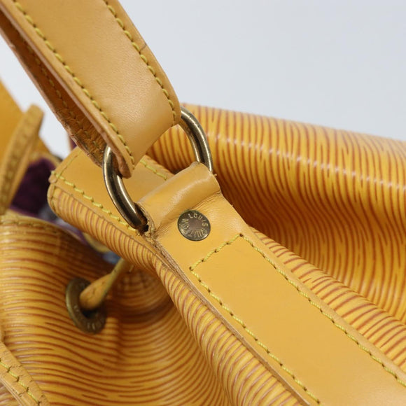 LOUIS VUITTON Epi Petit Noe Shoulder Bag Yellow M44109 LV Auth ARZ759
