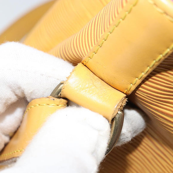 LOUIS VUITTON Epi Petit Noe Shoulder Bag Yellow M44109 LV Auth ARZ759