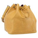 LOUIS VUITTON Epi Petit Noe Shoulder Bag Yellow M44109 LV Auth ARZ759-1