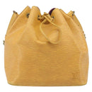 LOUIS VUITTON Epi Petit Noe Shoulder Bag Yellow M44109 LV Auth ARZ759-13