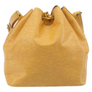 LOUIS VUITTON Epi Petit Noe Shoulder Bag Yellow M44109 LV Auth ARZ759-2