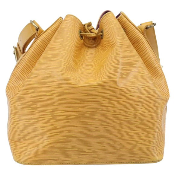 LOUIS VUITTON Epi Petit Noe Shoulder Bag Yellow M44109 LV Auth ARZ759