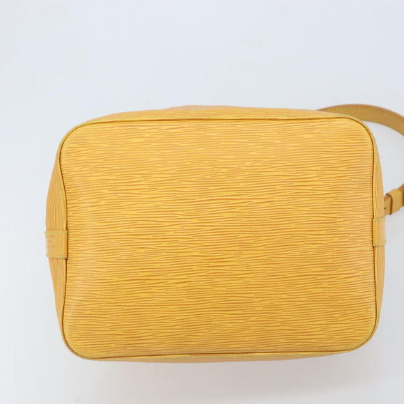 LOUIS VUITTON Epi Petit Noe Shoulder Bag Yellow M44109 LV Auth ARZ759