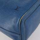 LOUIS VUITTON Epi Keepall 45 Boston Bag Blue M42975 LV Auth ARZ760-9