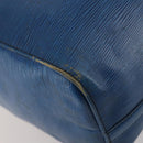 LOUIS VUITTON Epi Keepall 45 Boston Bag Blue M42975 LV Auth ARZ760-14