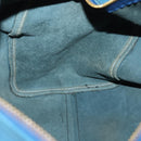 LOUIS VUITTON Epi Keepall 45 Boston Bag Blue M42975 LV Auth ARZ760-21
