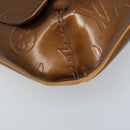 LOUIS VUITTON Monogram Vernis Thompson Street Bag Bronze M91124 LV Auth ARZ764-15