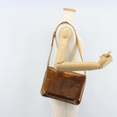 LOUIS VUITTON Monogram Vernis Thompson Street Bag Bronze M91124 LV Auth ARZ764-22