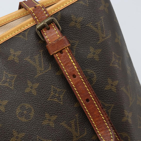 LOUIS VUITTON Monogram Bucket GM Shoulder Bag M42236 LV Auth ARZ772