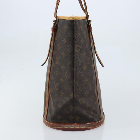 LOUIS VUITTON Monogram Bucket GM Shoulder Bag M42236 LV Auth ARZ772