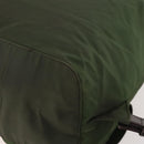 PRADA Backpack Nylon Khaki Silver Auth ARZ774-18