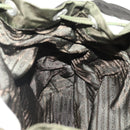 PRADA Backpack Nylon Khaki Silver Auth ARZ774-23