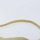 FENDI Mamma Baguette Schoudertas Suède Beige Goud Auth ARZ775-8
