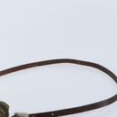 FENDI Zucca Canvas Shoulder Bag Brown Black Auth ARZ776-8