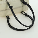 CHANEL Cambon Line Matelasse Hand Bag Leather White Silver CC Auth ARZ785SAM-9