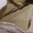 Chloe Paddington Hand Bag Leather Gray Gold Silver Auth ARZ787V-10