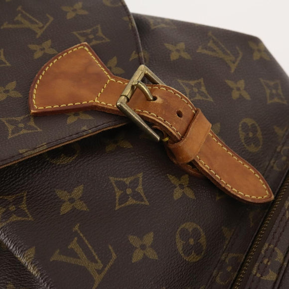 LOUIS VUITTON Monogram Montsouris GM Backpack M51135 LV Auth ARZ795