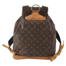 LOUIS VUITTON Monogram Montsouris GM Backpack M51135 LV Auth ARZ795-2