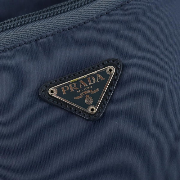 PRADA Backpack Nylon Light Blue Silver Auth ARZ796