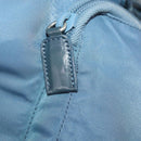 PRADA Backpack Nylon Light Blue Silver Auth ARZ796-24