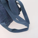 PRADA Backpack Nylon Light Blue Silver Auth ARZ796-7