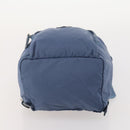 PRADA Backpack Nylon Light Blue Silver Auth ARZ796-5