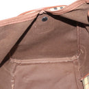 Burberrys Nova Check Boston Bag PVC 2way Beige Gold Auth ARZ799-19