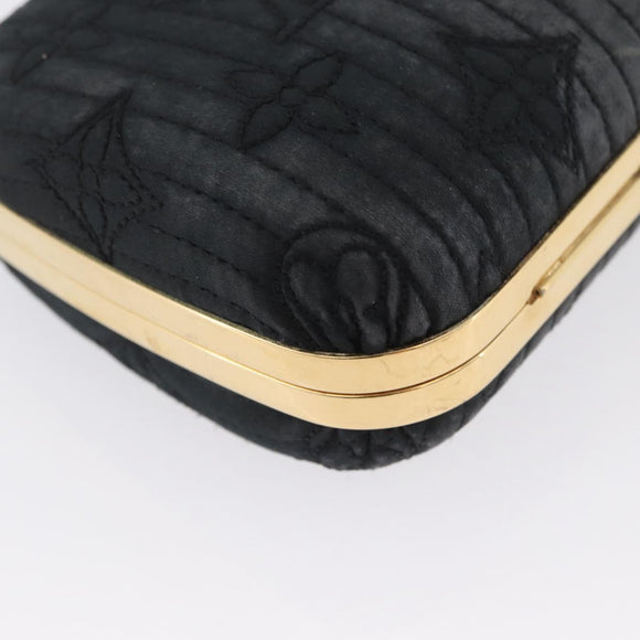 LOUIS VUITTON Monogram Motard Minodiere Clutch Bag Black M95750 LV Auth ARZ800A