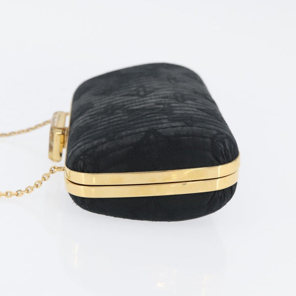 LOUIS VUITTON Monogram Motard Minodiere Clutch Bag Black M95750 LV Auth ARZ800A