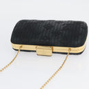 LOUIS VUITTON Monogram Motard Minodiere Clutch Bag Black M95750 LV Auth ARZ800A-6