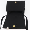 Salvatore Ferragamo Vala Shoulder Bag Satin Black Gold Auth ARZ811-18